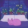 Indigo Dreams cover art by Purrple Cat